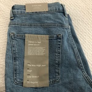 Everlane The Way High Jeans NWT